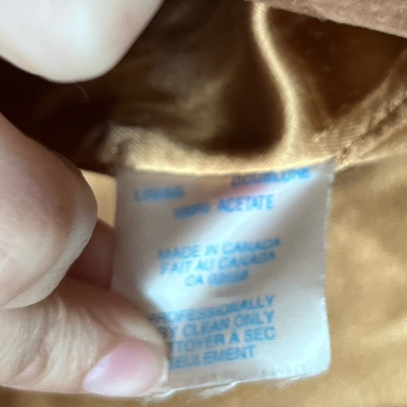 DANIER Suede Leather Western Cowboy Swirly-lines Brown Jacket - Picture 5 of 12